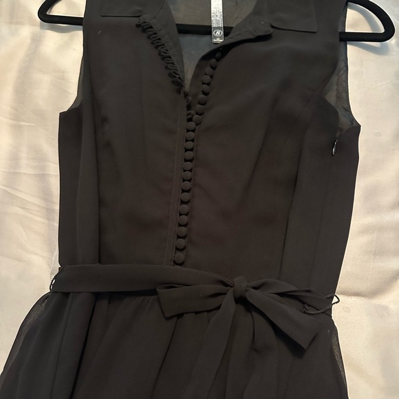 Anthropologie Kensie Black Sleeveless Dress LBD - Picture 1 of 8